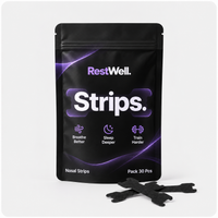 RestWell Black Nasal Strips